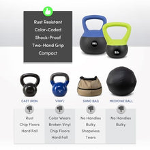 Nonzero Gravity NZG Iron Sand Soft Kettlebell Shock-Proof Weights 140lbs Set