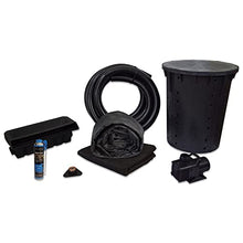 HALF OFF PONDS Simply Waterfalls 4000 Waterfall Kit with 10' x 20' EPDM Liner and 4,000 GPH Pump Black