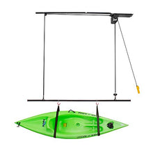 Garage Gator Dual Kayak and Canoe Lift Black