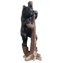 HI-LINE Climbing Black Bear Cub Statue