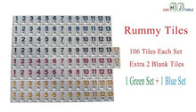 USA MJ TABLE .COM Automatic Rummy Table Coffee Color 4-Legs Dining Style 106 Tiles