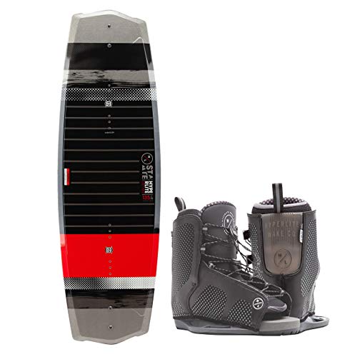 Hyperlite State 2.0 Wakeboard w/Remix Bindings Mens Black 135cm