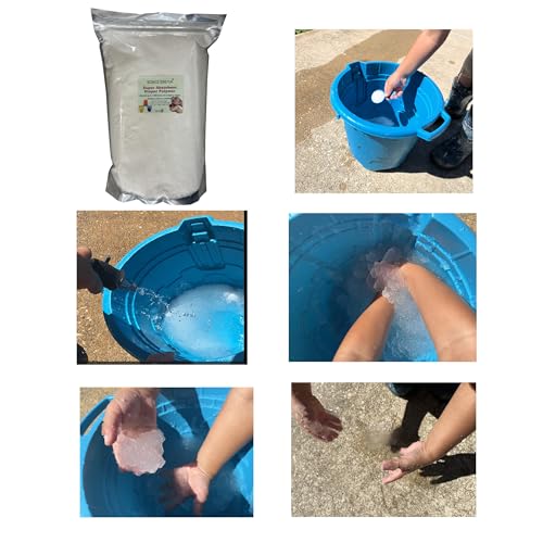 Science Gone Fun Vanishing Water Trick Super Absorbent Polymer Powder 45 lbs White