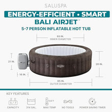 Bestway SaluSpa Bali Energy-Efficient 5-7 Person Inflatable Hot Tub