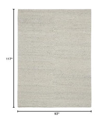 Calvin Klein Textured Dots Area Rug Silver 8' x 10'