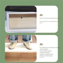 planter box Large Flower Pot Outdoor Planting Container Planter Box