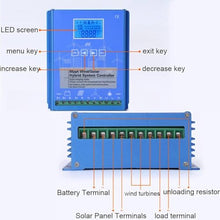Renewable Energy Controller,12v 24v 48v Auto Regulator,Wind Solar Blending Controller,3000w/4000w/5000w/6000w/8000w Battery off Grid Controller,48V-6000W
