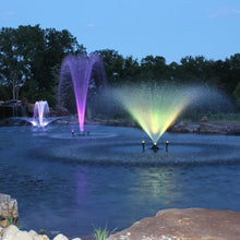 1/3 HP Floating Fountain & Aerator for Ponds and Lakes with 100 ft Cord