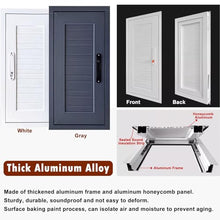 WAMVZYX Outdoor Aluminum Access Panel Waterproof, Crawl Space Access Door for Outside House/Interior Floor, Plumbing Access Hatch HVAC Wall Hole Cover(Gray,WxH(30x30in))