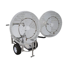 mistcooling Double Fan Portable Misting System (High Pressure w/ 1500 Psi Pump 6 Nozzles)