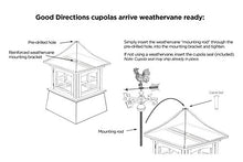 Good Directions Huntington Vinyl Cupola with Copper Roof 42" x 58" White/Off-white