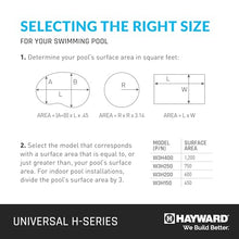 Hayward H-Series Natural Gas Pool Heater for Inground Pools 150,000 BTU