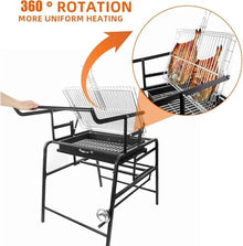 Charcoal Grill,Outdoor Foldable Flipping Outdoor BBQ Grill, for Camping, Travel, Parties, and Entertainment