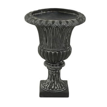 Merax 2 Set 15.94" H Classical Scroll & Fluted Pedestal Urn Planter