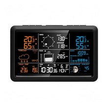 Rain Gauge, Digital Weather Station Anemometer Rain Gauge(Black)