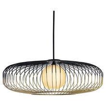 MAKLAINE 43" 1-Light Modern Metal Extra Large Pendant Light Black