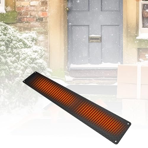 FORRTY Roof snow melting pads Heated Outdoor Mats Snow Melting Walkway Mat Heated Snow Melting Mats Non Slip Rubber Heated Mat Driveway Heating Mat heated stair mats outdoor Heated Snow Mats for deck(