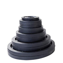 Body-Solid (OSB455) Olympic Weight Plate Set with Bar Black
