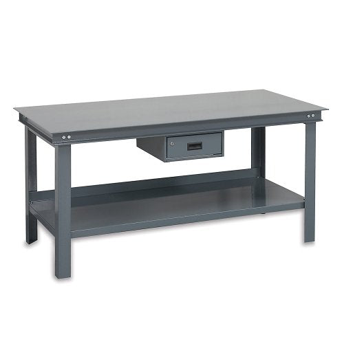Durham Steel Super Heavy Duty Work Bench with Drawer 36"x48" Gray