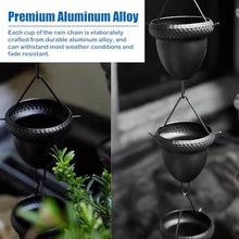 YUSIWOAL Decorative Rain Chains for Efficient Water Drainage, Enhances Outdoor Spaces with Elegant Design(5M (16.4Ft))
