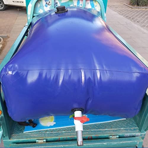 Large Capacity Soft Water Bag Outdoor Garden Watering Water Container/ Rain Barrels, Wheelbarrow Water Bag Bladder with Faucet, Portable Folding Reservoir Hardwearing Large Capacity ( Size : 2.5x2x1 m