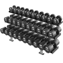 Life Fitness Hammer Strength 12 Sided Urethane Dumbbell 155Lb Black