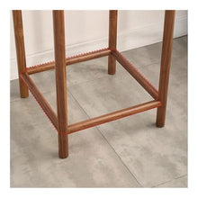 WOAITIANTIAN Vase Stand Chinese Style Black Walnut Bonsai Base, Living Room Floor Standing Wood Planter Stand