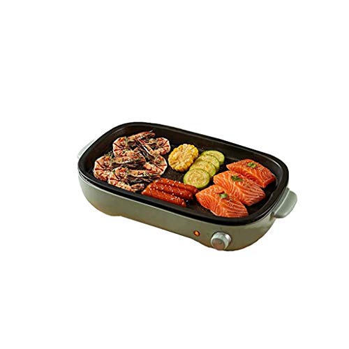 Stainless steel electric grill, large capacity, high power, can be used for family dinner