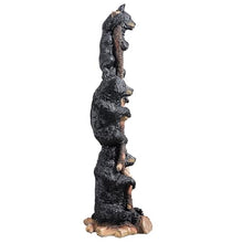 HI-LINE Three Climbing Black Bears Statue