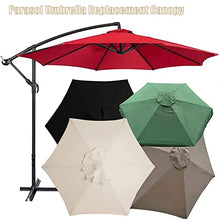 Parasols Replacement Parasol Fabric Canopy, 2.7m-6 Ribs 2.7m-8 Ribs 300cm-6 Ribs 300cm-8 Ribs Parasol Replacement Umbrella Cloth Umbrella Top - Anti-UV 30+ / Waterproof,Green-2.7m/8.8ft (6ribs)