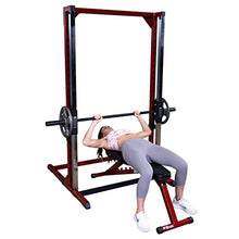 Body-Solid Smith Machine Package with LAT Attachment and Bench Red
