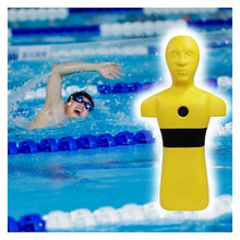 MZZKFC 39.4 in Drowning Prevention Teaching Tools, Water Life-Saving Training Dummy with Inlet & Outlet Ports, Pool Rescue Training Equipment for Safety Education(1 pc Yellow)