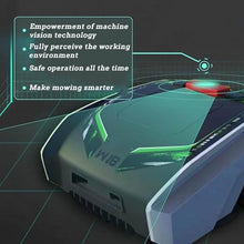 ZIXIAOS Robot Lawn Mower for Home and Garden with GPS Route Planning, Cuts up to 1,500 M², Cutting Width 19 Cm, Height 20-55 Mm, Capacity of Multiple Zones, Self-Charging