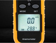 HAYNAH Handheld Anemometer, Airflow Gauge Measures Wind Velocity Temperature (℃/℉) for HVAC CFM,Weather Tester with Wind Chill Backlight Ideal for Windsurfing, Sailing, Fishing, Outdoor Sports