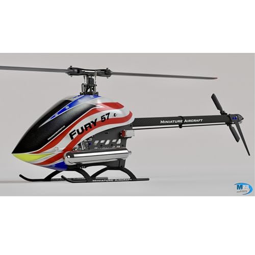 Helidirect Miniature Aircraft MA Fury 57 Super Nitro Kit RC Helicopter 550 Size USA