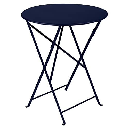 Fermob Bistro 24" Round Table - Deep Blue