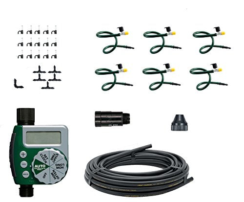 Orbit 56318 Hanging Basket Flex-Mist Watering Kit with Hose-End Timer ((Pack of 5))