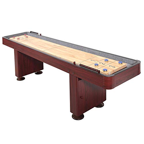 Hathaway Challenger Shuffleboard Table Dark Cherry Finish
