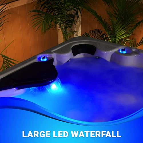 Essential Hot Tubs Select Series 60-Jet 6-Person Lounger Gray