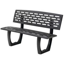 Sunyongfly Cast Aluminum Park Bench,Outdoor Garden Bench,Double Outdoor Bench, for Squares, Parks, and Residential Areas(Size:145cm)