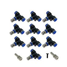 Low Pressure misting Water Mist Nozzle Spray Nozzles Fog Sprayer Stainless Steel Garden Slip lock Quick Connectors (D 10Pcs)