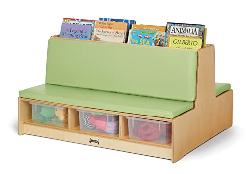 Jonti-Craft Read-a-Round Couch-Key Lime Green