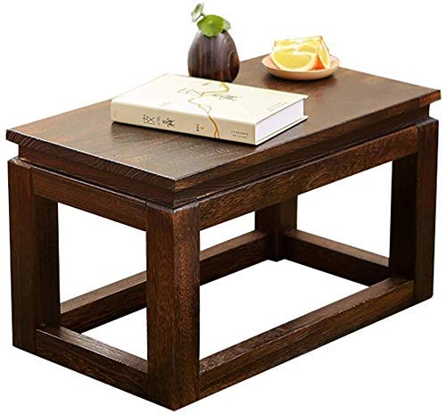 Coffee Table Side ffee Table Table Bed Coffee Table Chinese Simple Bay Window Table Balcony Small Coffee Table (Color : Brown Size : 60 34 34CM) (Brown 60 * 34 * 34CM)