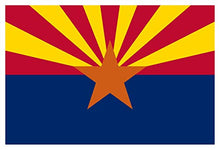 American Flag & Pole Co. 15'X25' Nylon Arizona State Flag Red, Blue, Gold, Cooper