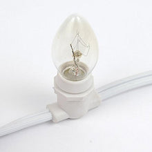 Novelty Lights 330 Feet Heavy Duty Light String, White Wire, E12 Sockets