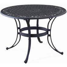 Pemberly Row Traditional Black Aluminum Chaise Lounge Black