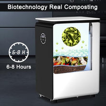 GEME World's First Bio Smart Electric Composter Kitchen, Turn Food Waste into Organic True Compost No Dehydration - 19L Compost Machine Electric Compost Bin