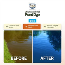 Bjornsen Ultra-Concentrated Blue Pond Dye, 1 Qt Liquid (12-Pack) for Ponds