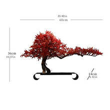 YXIANG56Q Fake Plants Creative Office Ornaments new Weathered Wood Welcoming Guest Room Study Hall Corridor Ornament Bonsai Gift Crafts Bonsai Tree(D)