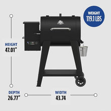 Pit Boss 700 FB2 Series Wood Pellet Grill & Smoker with Flame Broiler and LCD Digital Controller, 747-Sq. In. Cooking Space, 180°F to 500°F Temperature Range, Meat Probe, 21 lb. Pellet Hopper, Black